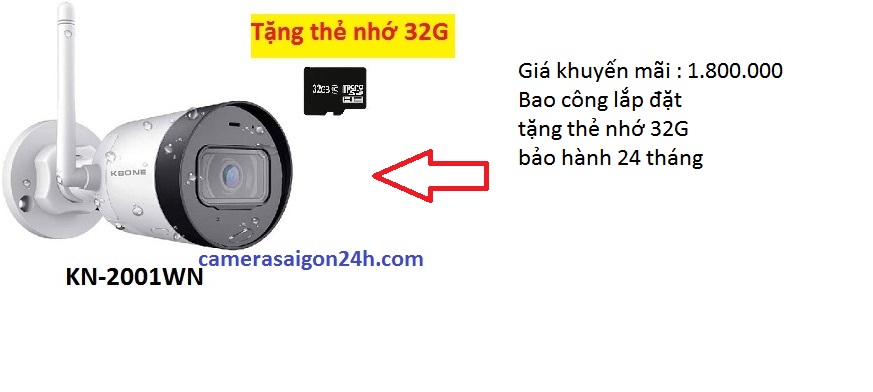 lắp camera quan sát KBone giá rẻ lắp camera wifi giám sát từ xa