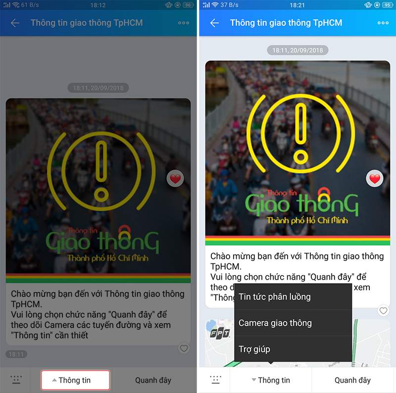 thông tin giao thông trực tuyến bằng camera quan sát giao thông