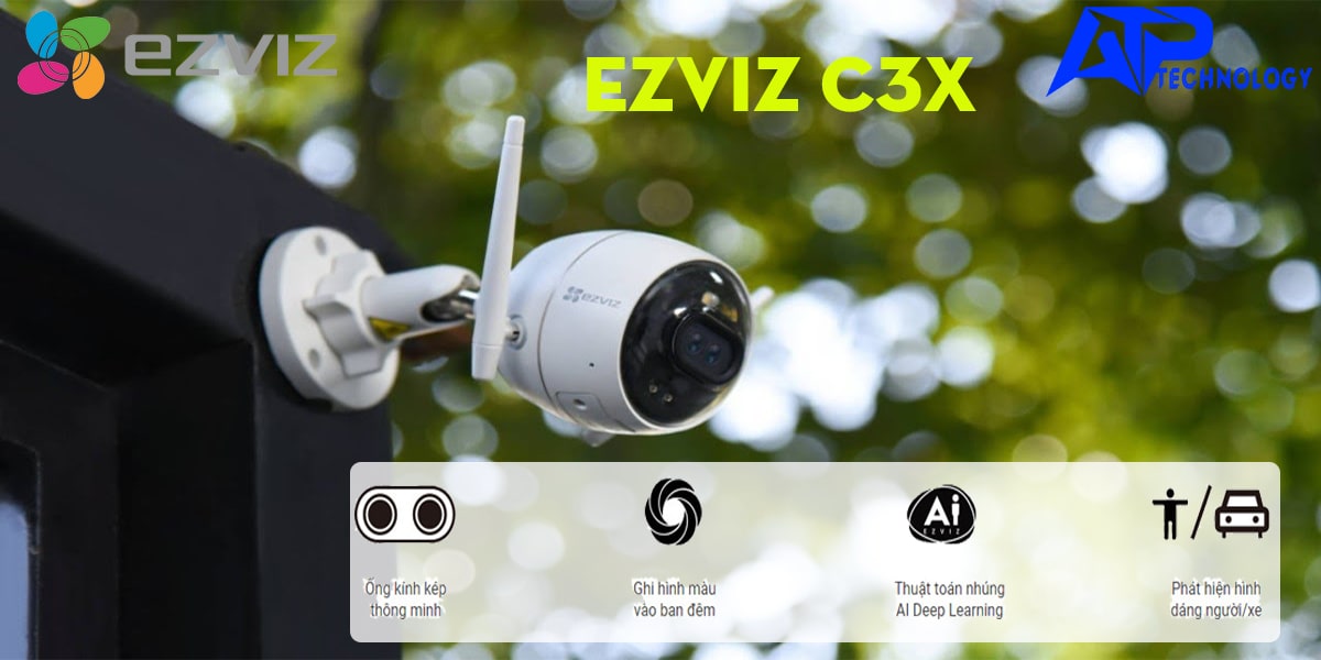 camera wifi ezviz c3x ngoai troi