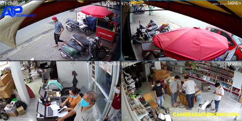 lắp camera quận bình tân camera kiểm soát luu lượng khách hàng