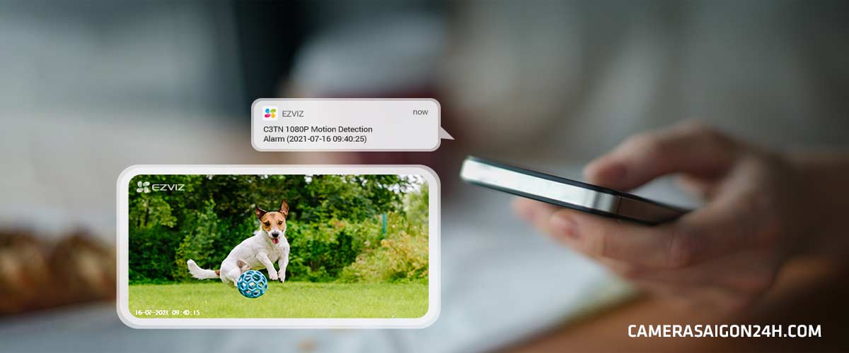 lắp camera wifi Ezviz C3TN 2.0MP phát hiện chuyển động