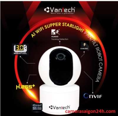 Lắp camera wifi AL thông minh Vantech camera chất lượng
