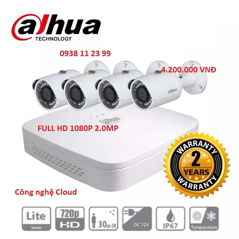 trọn bộ camera quan sát nhà xưởng giá rẻ